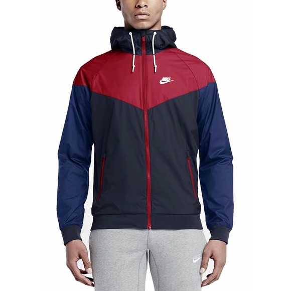 nike hooded track jacket